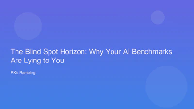 The Blind Spot Horizon: Why Your AI Benchmarks Are Lying to You featured image