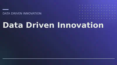 Data Driven Innovation featured image