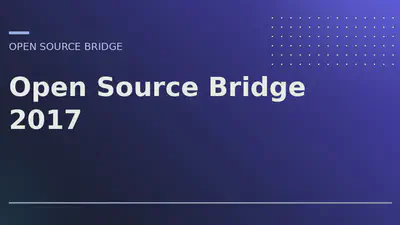 Open Source Bridge 2017 featured image
