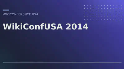 WikiConfUSA 2014 featured image