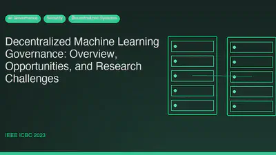 Decentralized Machine Learning Governance: Overview, Opportunities, and Research Challenges featured image