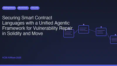 Securing Smart Contract Languages with a Unified Agentic Framework for Vulnerability Repair in Solidity and Move featured image