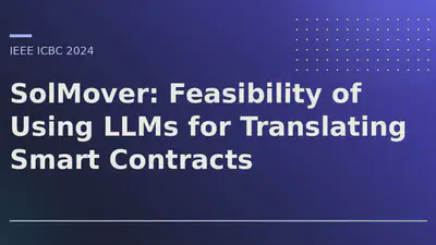 SolMover: Feasibility of Using LLMs for Translating Smart Contracts featured image