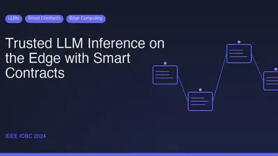 Trusted LLM Inference on the Edge with Smart Contracts featured image