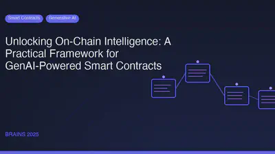 Unlocking On-Chain Intelligence: A Practical Framework for GenAI-Powered Smart Contracts featured image