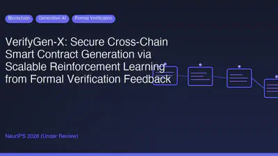 VerifyGen-X: Secure Cross-Chain Smart Contract Generation via Scalable Reinforcement Learning from Formal Verification Feedback featured image